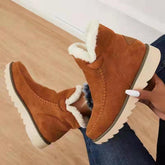 Warme Schneestiefel mit dicker Sohle